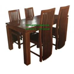 ชุดโต๊ะอาหารไม้สัก แบบที่ 23