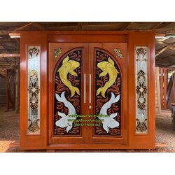 ประตู หน้าบ้านสวยๆ GS- 184 ชุดสำเร็จ