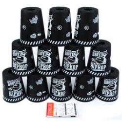 แก้วYJลายHip Hopสีดำ