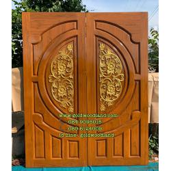 ประตูไม้สักบานคู่ GBB - 111 (คลิกรายละเอียดที่รูป)