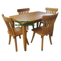 ชุดโต๊ะอาหารไม้สัก แบบที่ 25