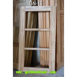 บานหน้าต่างไม้สัก GN-19