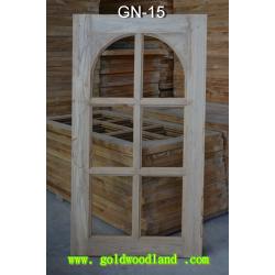 บานหน้าต่างไม้สัก GN-15