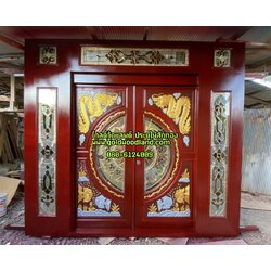 ประตูบานเลื่อนไม้ชุดสำเร็จ