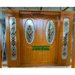 ประตูบานเลื่อนไม้ชุดสําเร็จรูป