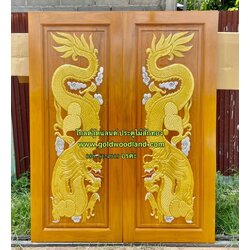 บานประตูไม้ราคาถูก GBB - 199