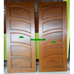 ประตูไม้สัก บานคู่ GBB - 74 (คลิกรายละเอียดที่รูป)