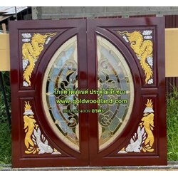 ประตูไม้บานคู่ GBB - 187