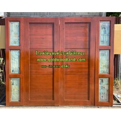ประตูไม้สักบานคู่ 150