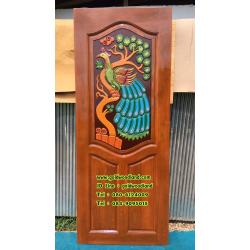 แบบประตูห้องนอนไม้ GB - 30