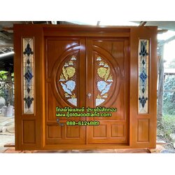 ประตูบานเลื่อนไม้ชุดสำเร็จ