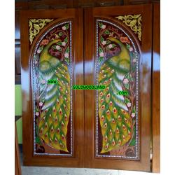 ประตูไม้สัก บานคู่ GBB - 73 (คลิกรายละเอียดที่รูป)