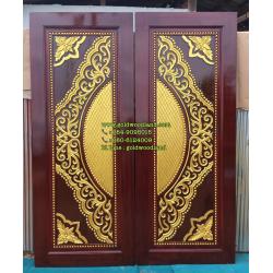 ประตูไม้สักบานคู่ GBB - 114 (คลิกรายละเอียดที่รูป)