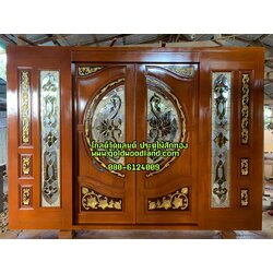 ประตูบานเลื่อนไม้ชุดสำเร็จ