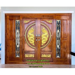 ประตู หน้าบ้านสวยๆ GS- 197 ชุดสำเร็จ