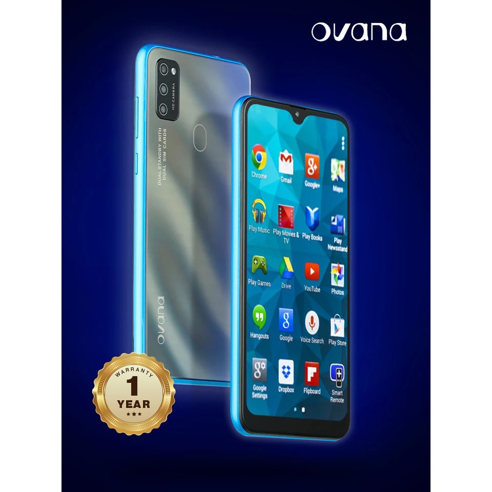 !!สินค้าขายดี!! OVANA V11 โทรศัพท์มือถือสมาร์ทโฟน 64 GB รับประกัน 1 ปี OVANA V11 7.2" Smartphone 64 GB