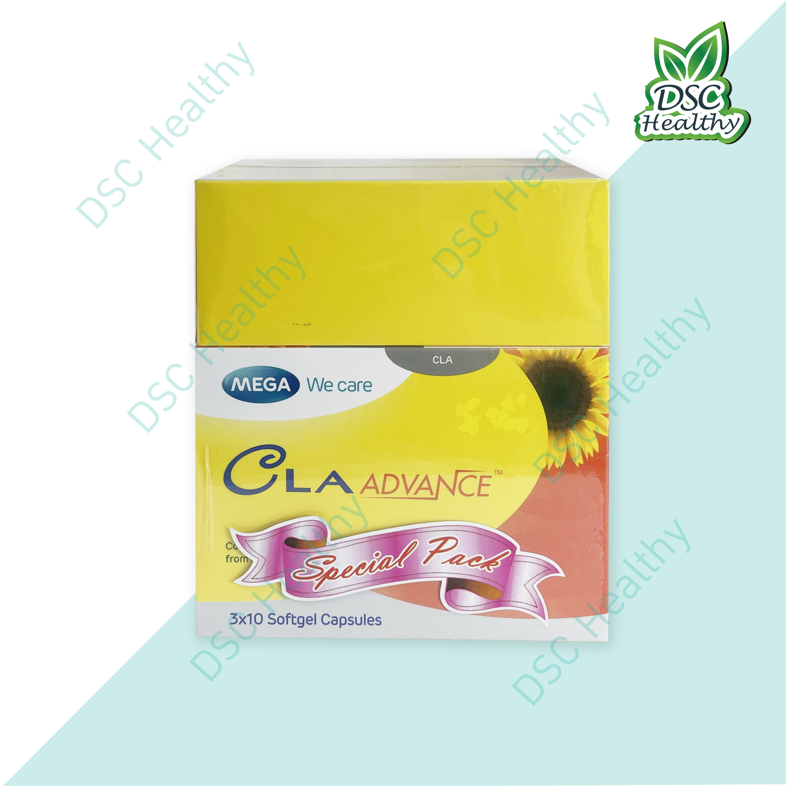 MEGA We care CLA ADVANCE 3x10 Softgel แบบแพ็ค 3 กล่อง