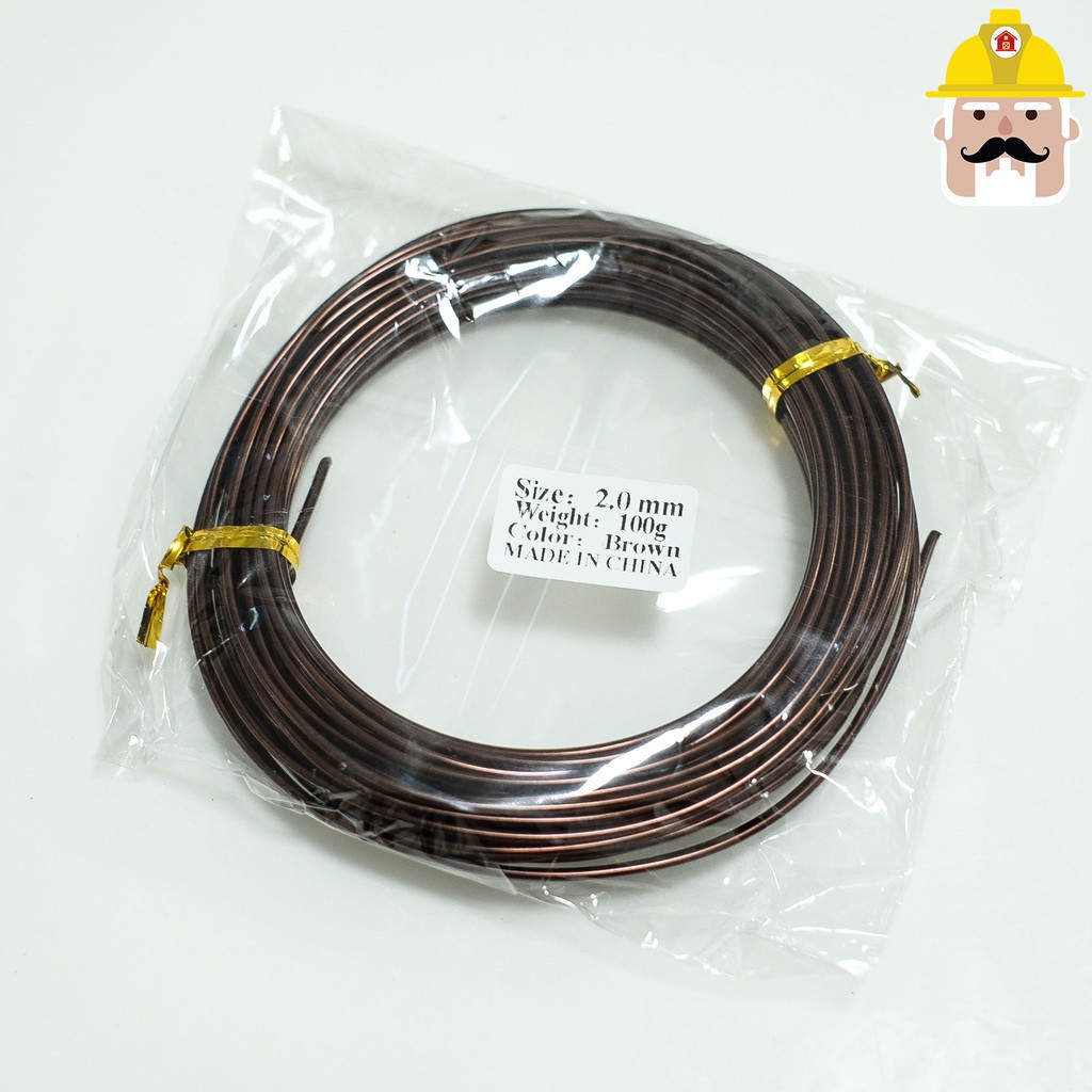 *พร้อมส่ง* ลวดดัดบอนไซ ขนาด100กรัม สีน้ำตาล อุปกรณ์บอนไซ อุปกรณ์ตกแต่งสวน ต้นไม้ฟอกอากาศ ต้นไม้มงคล ลวดบอนไซสีดำ