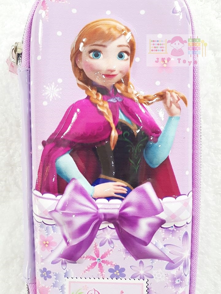กล่องดินสอลาย Frozen เเบบซิป ลายเเอนนา