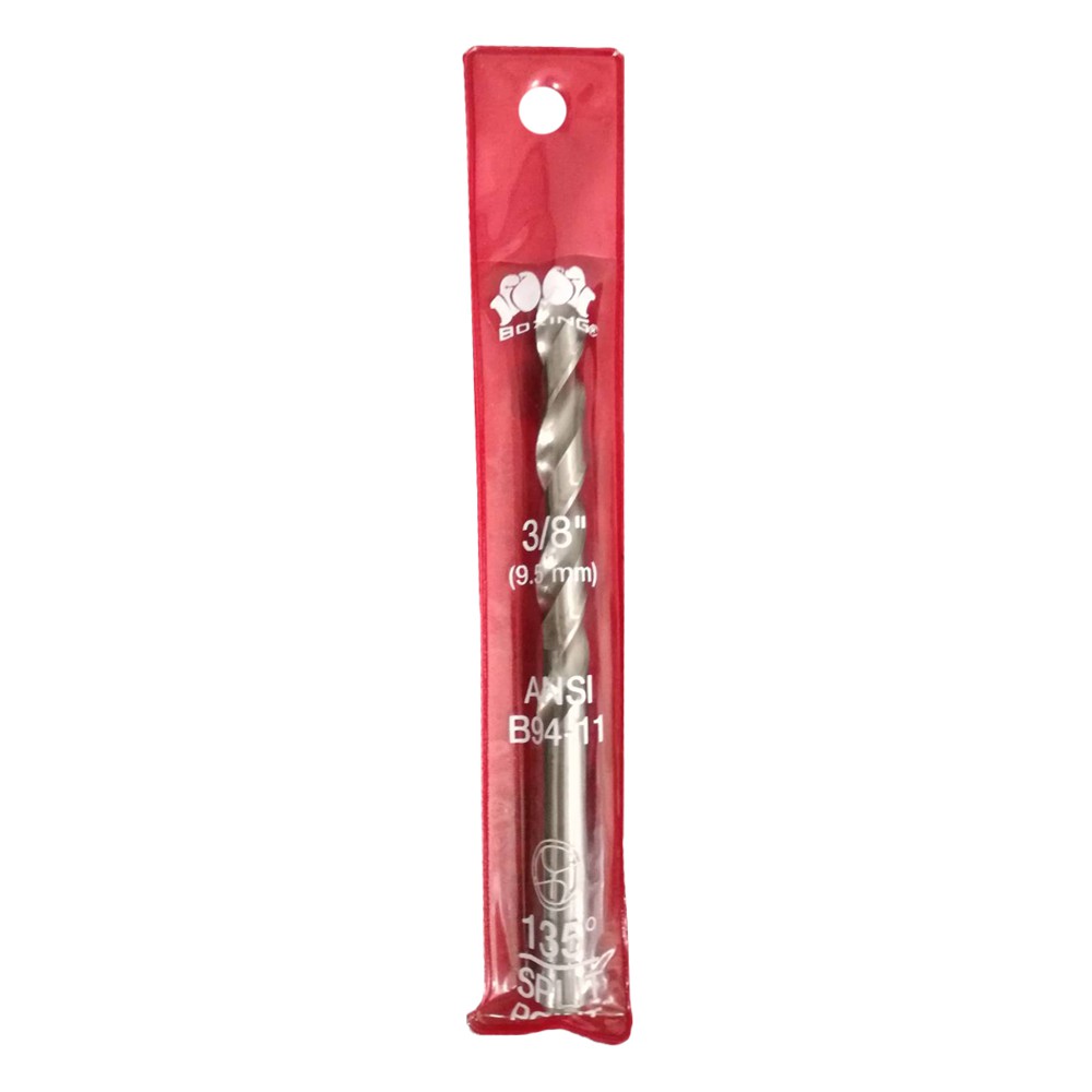 เครื่องมือช่าง สว่าน ดอกสว่าน ดอกเจาะเหล็ก BOXING 9.5มิลลิเมตร 3/8นิ้ว METAL DRILL BIT BOXING 9.5MM 3/8"
