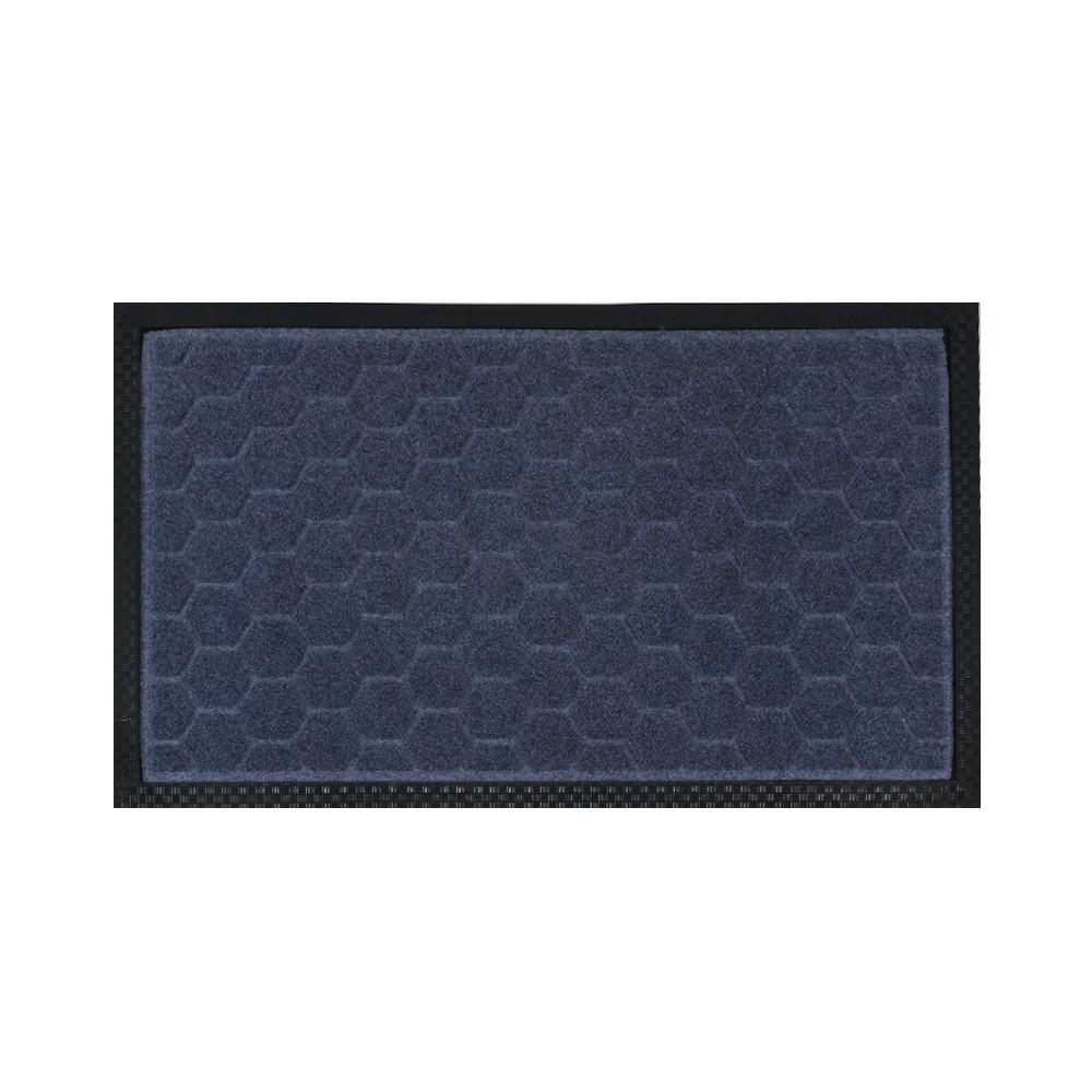 พรมปูพื้น พรมเช็ดเท้า พรมปูพื้น พรมภายนอก พรมเช็ดเท้าดักฝุ่น HOME LIVING STYLE MX1015 44X74 ซม. สีเทา