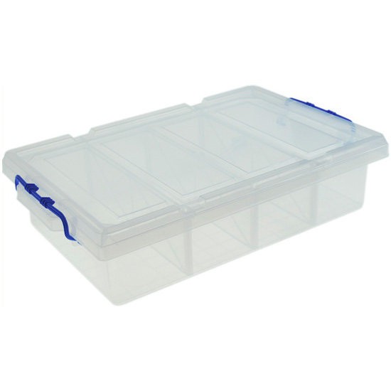 กล่องเก็บของ STACKO 51140 18 ลิตร สีขาว