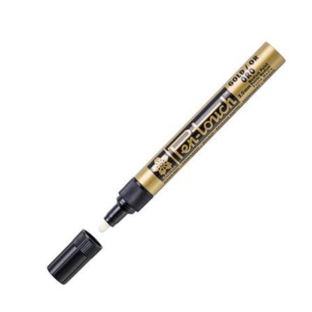 ปากกาเพ้นท์ ขนาด 2 มม. สีทอง สำหรับงานศิลปะต่าง ๆ
