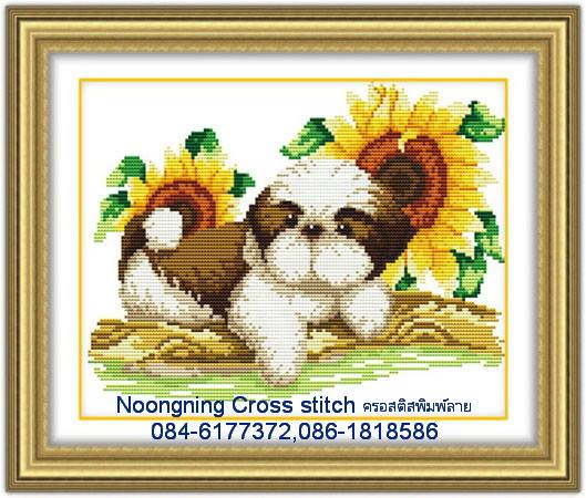 การ์ตูน ชุดปักครอสติช พิมพ์ลาย ครอสติสจีน งานฝีมือ DIY