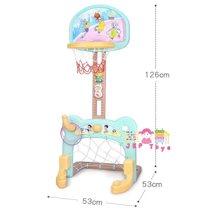 เเป้นบาส โยนห่วง โกฟุตบอล