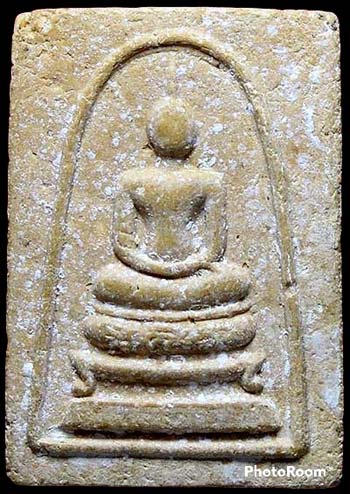 สมเด็จสุขะโต หลังสิงห์ลายเส้น เนื้อผง หลวงพ่อพรหม วัดขนอนเหนือ อยุธยา ปี๒๕๒๘