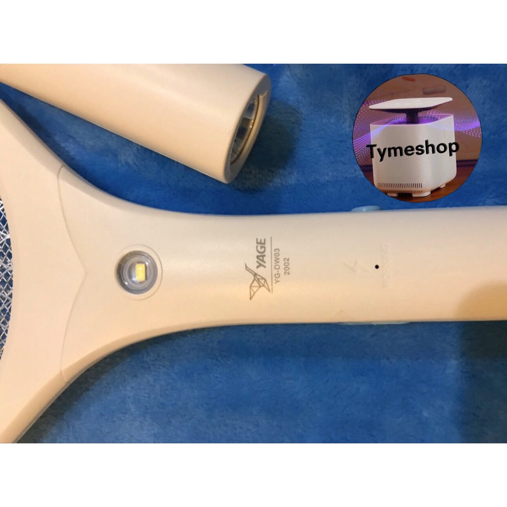 ไม้ตียุงไฟฟ้า YG-DW03 ไม้ตียุง ไม้ช็อตยุง ไม้ตียุงชาร์จไฟบ้าน มีไฟฉายส่อง แบบถอดด้าม