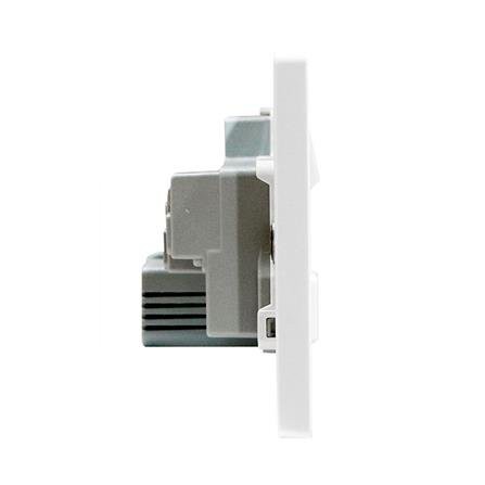 ชุดเต้ารับ UNIVERSAL HACO BR-S1U 2 USB ผลิตจากทองเหลืองอย่างดีไม่บิดงอง่าย