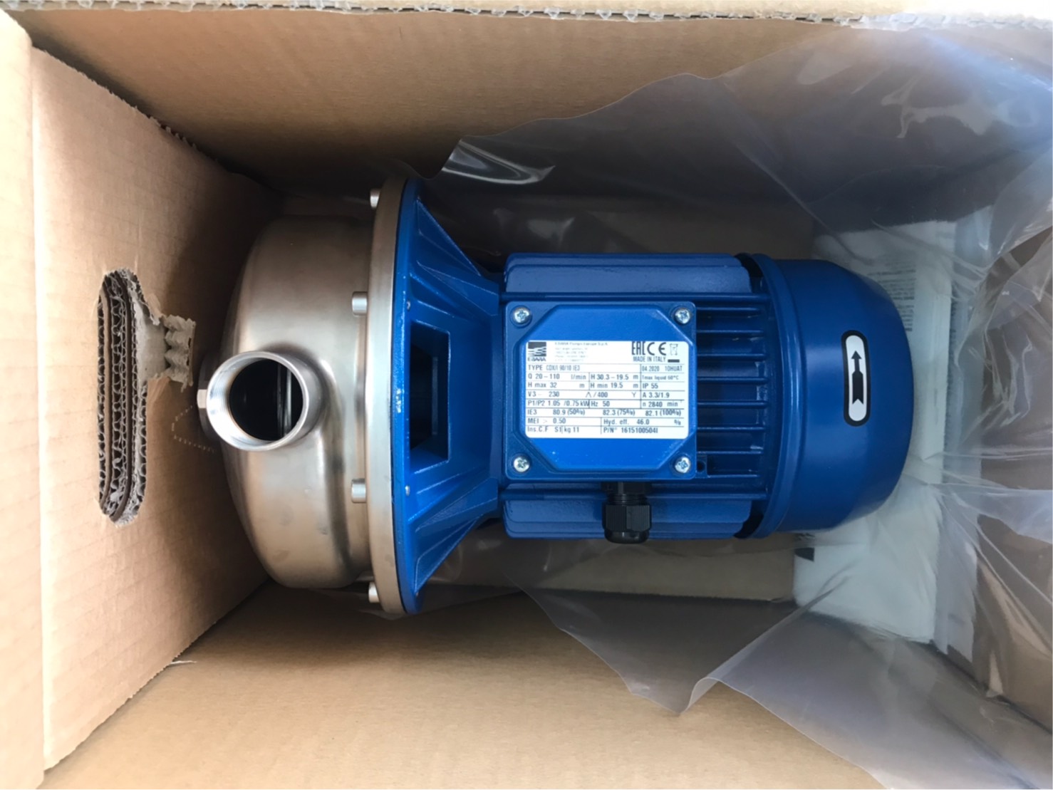 ขาย CDX-90/10 3สาย ปั๊มหอยโข่งแสตนเลส