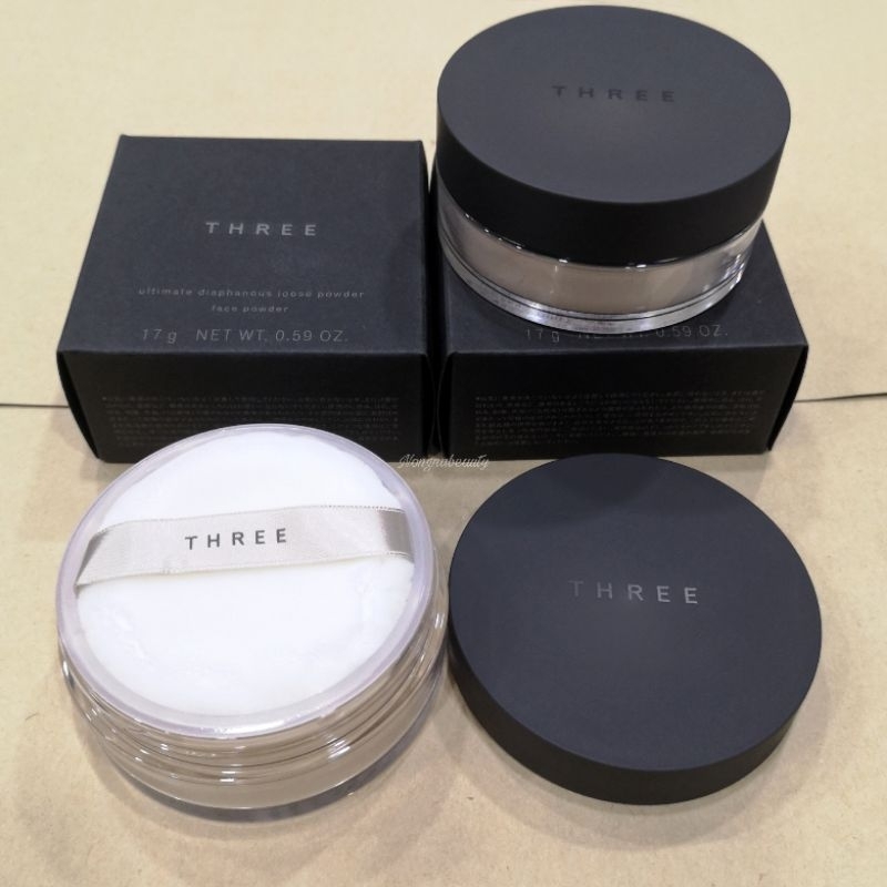 THREE ULTIMATE DIAPHANOUS LOOSE POWDER 17g. แป้งฝุ่นเนื้อนุ่มละเอียด