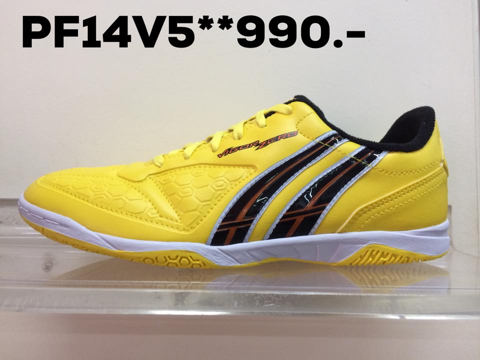 PAN รองเท้าฟุตซอล รุ่น Vigor Zero รหัส PF14V5 สีเหลือง เบอร์ 39-44