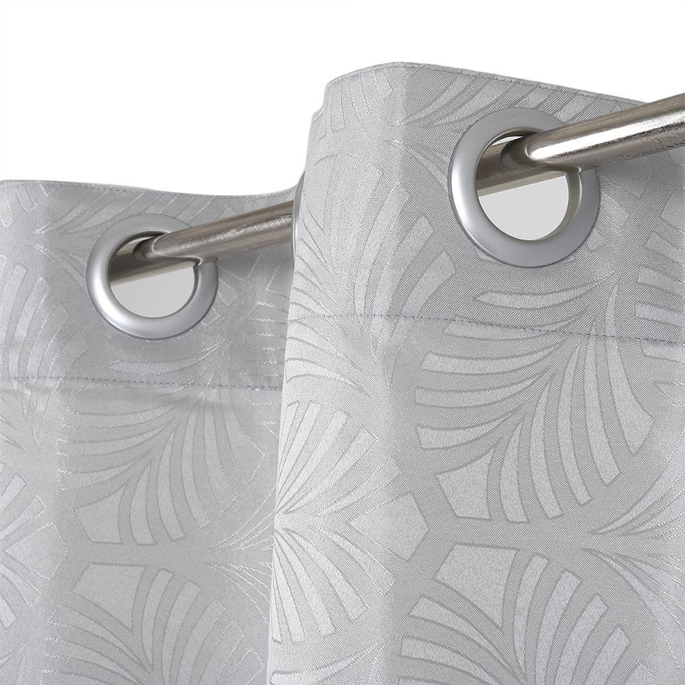 ผ้าม่าน EYELET CHILD FREEDOM STYLE TICHA 140x220 ซม. สีเทา ผ้าม่านประตู CURTAIN ผ้าม่านและมู่ลี่