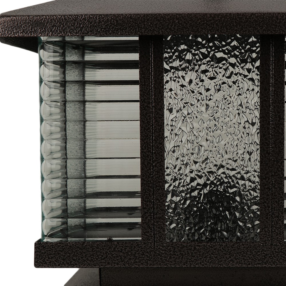 ไฟหัวเสา XG206/250 CARINI GLASS/METAL CLASSIC ทอง ไฟตกแต่งสวน ไฟภายนอก