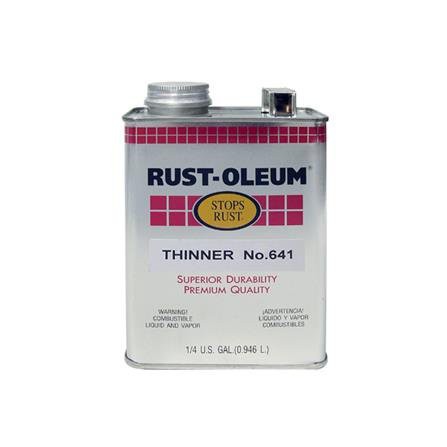 ทินเนอร์ RUST-OLEUM #641 1/4GL มีประสิทธิภาพด้านการยึดเกาะ