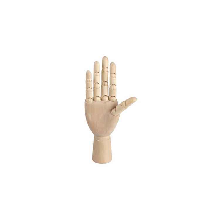 ของขวัญ Decor ของตกแต่ง หุ่นมือไม้ 10X4.5X25CM น้ำตาล HOME LIVING STYLE | HOME LIVING STYLE | ISP/FD-069-008