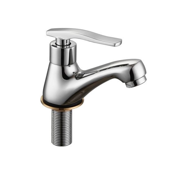 KASSA ก๊อกน้ำเย็นอ่างล้างหน้า รุ่น KS-552 สีโครมเมี่ยม ทนทาน น้ำไม่รั่วซึมง่าย ดีไซน์สวยโดดเด่น