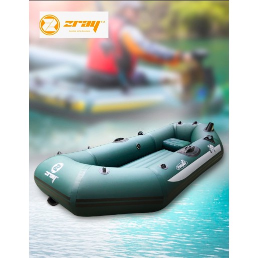 !!สินค้าขายดี!! เรือยางเป่าลม 2 ที่นั่ง พร้อมไม้พาย 1 คู่ ZRAY Personal Inflatable Boat