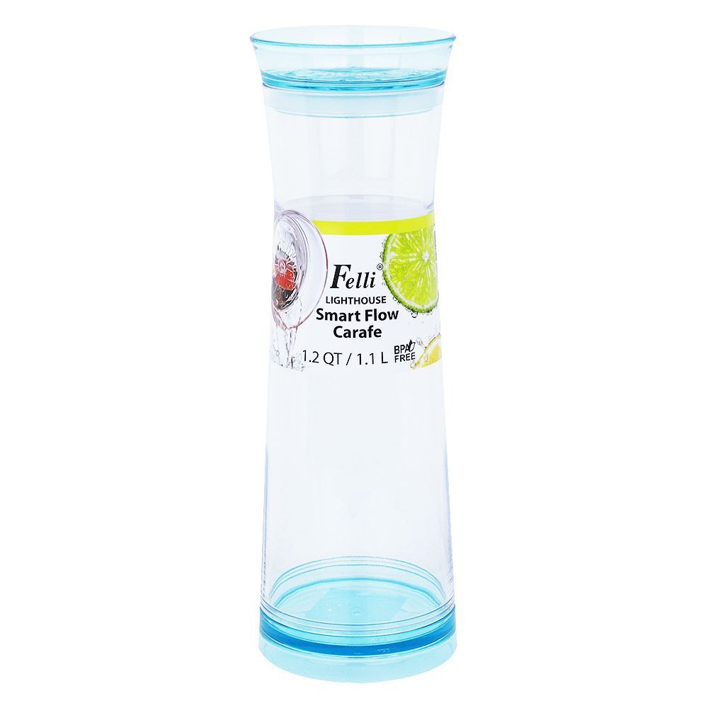 ขวดน้ำ SAN FELI FLOW CARAFE 1.1 ลิตร สีฟ้า CARAFE FELI FLOW CARAFE 1.1L BLUE