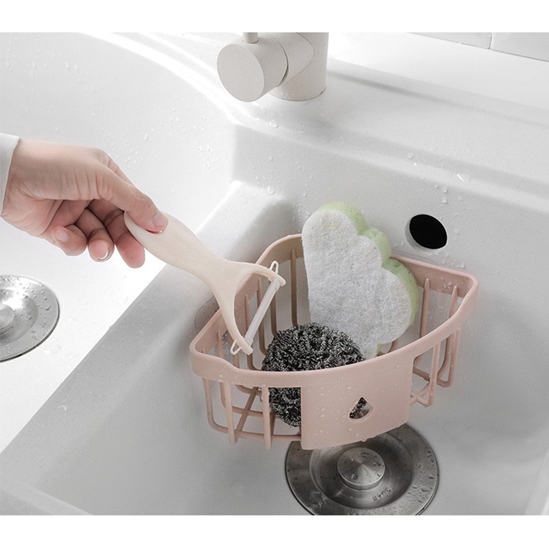 Bring2Home ชั้นวางของติดผนังห้องน้ำ ชั้นวางของสามเหลี่ยม