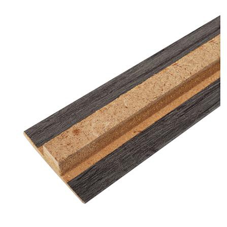 ตัวจบระหว่างห้อง MDF CROBERN 40x2450x12 มม. สีเทา สวยงาม ทนทาน