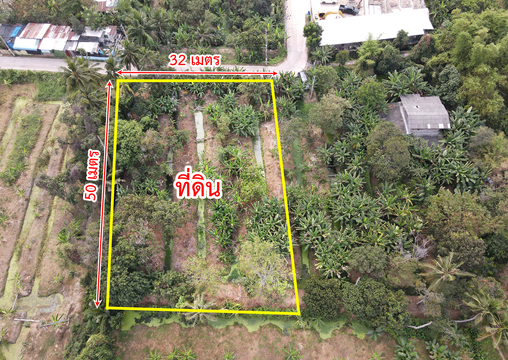 76969-ขายที่ดิน บางกรวย-ไทรน้อย บางกร่าง นนทบุรี