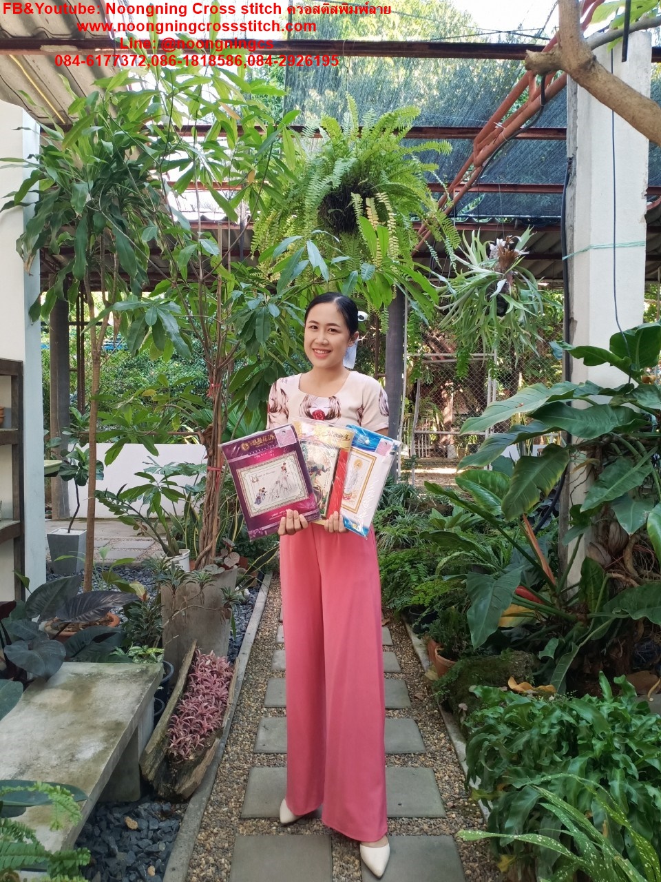 เสือมงคล ชุดปักครอสติส พิมพ์ลาย ครอสติสจีน งานฝีมือทำที่บ้าน DIY