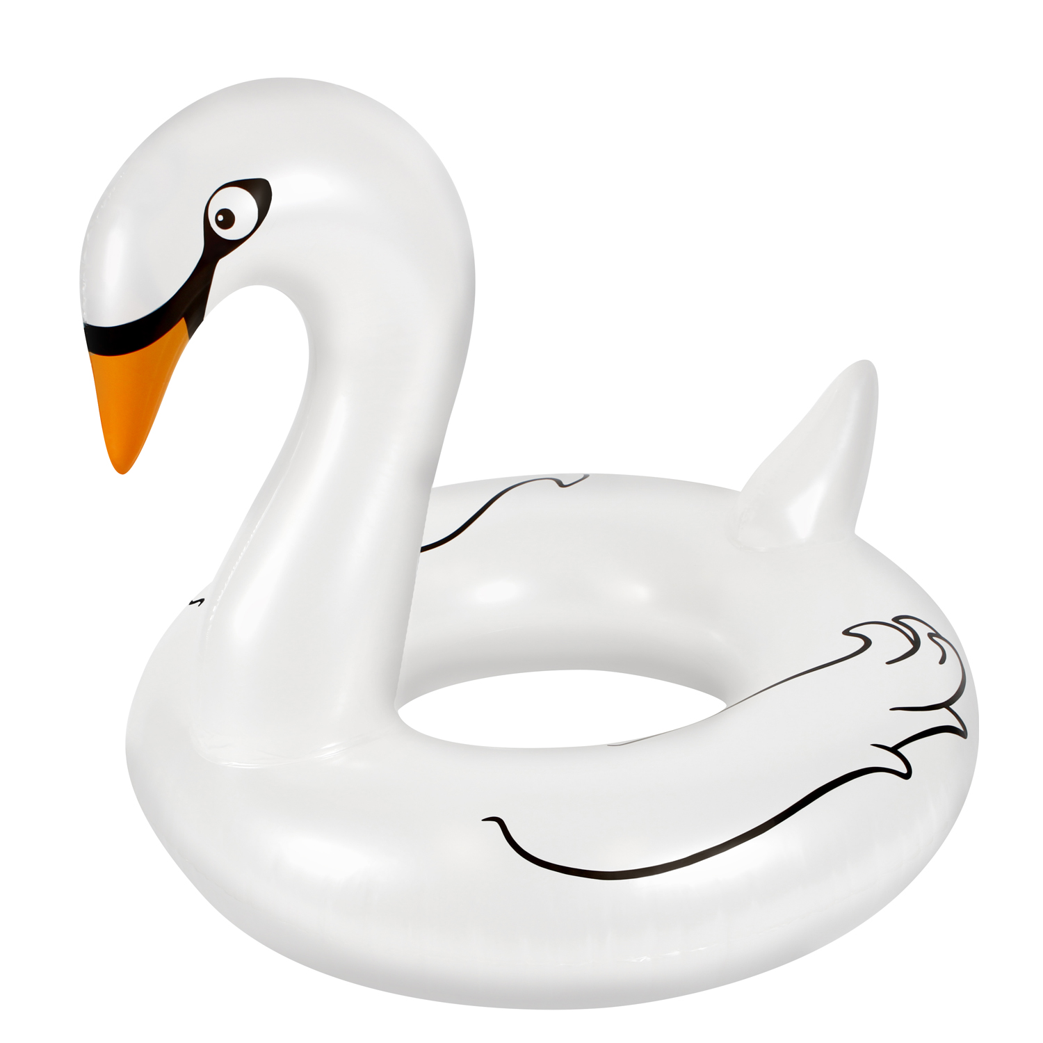 ห่วงยางแฟนซี ห่วงหงส์ขาว White Swan Ring 120cm