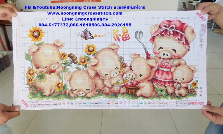 เจ้าแม่กวนอิม ชุดปักครอสติส พิมพ์ลาย ครอสติสจีน งานฝีมือทำที่บ้าน DIY