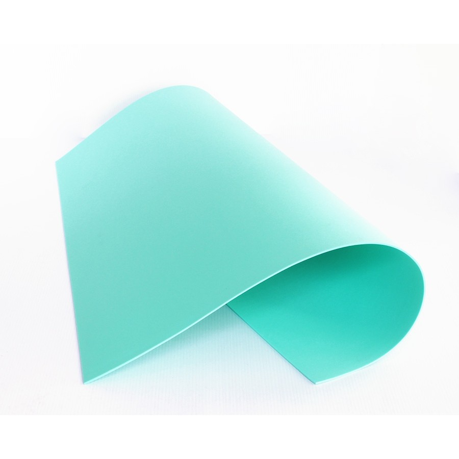 สีเขียวอ่อน แผ่นโฟมยาง ขนาด 55x55 ซม. หนา 3 มม. จำนวน 5 แผ่น