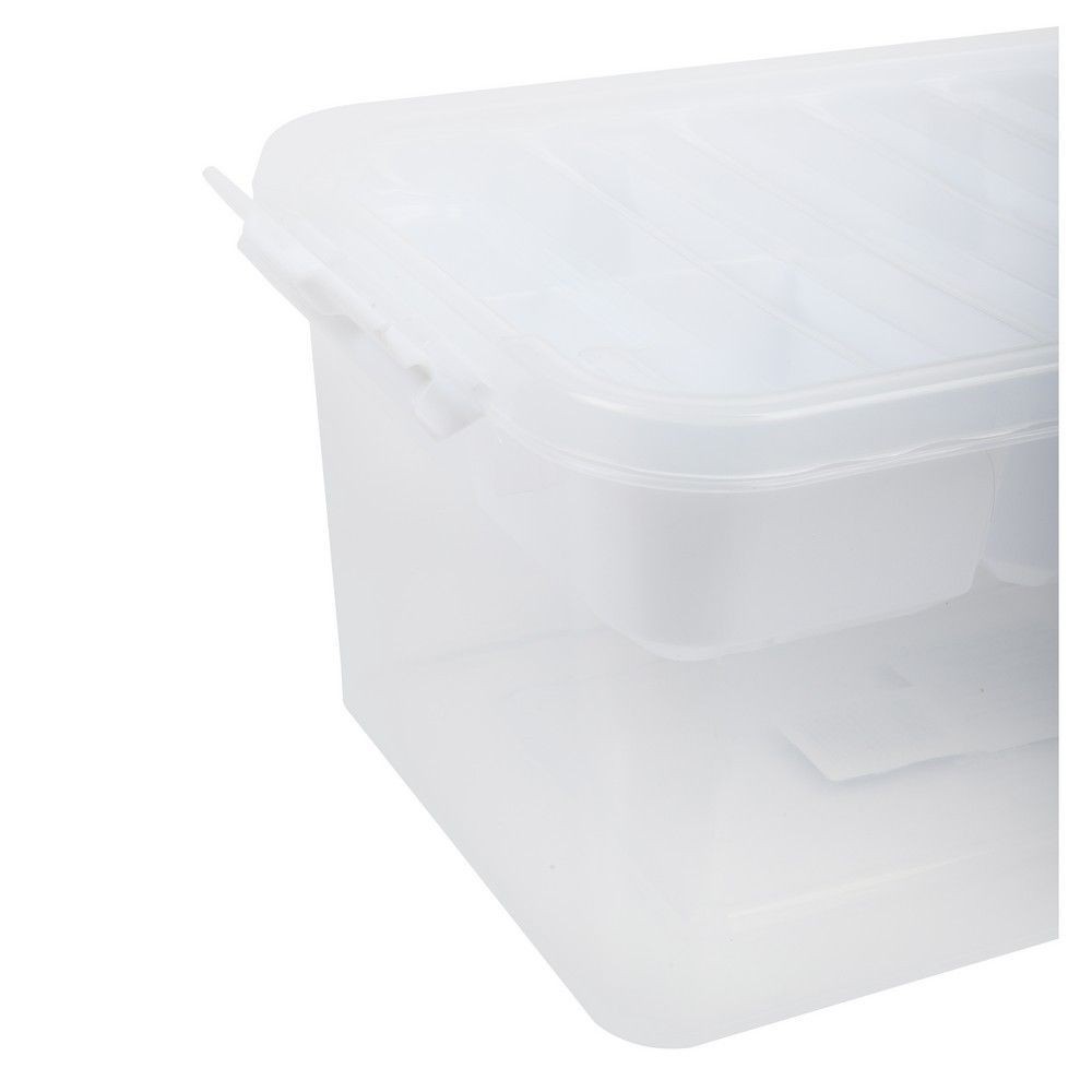 กล่องล็อกพร้อมถาด 19.5x29x14 ซม. STACKO 59341